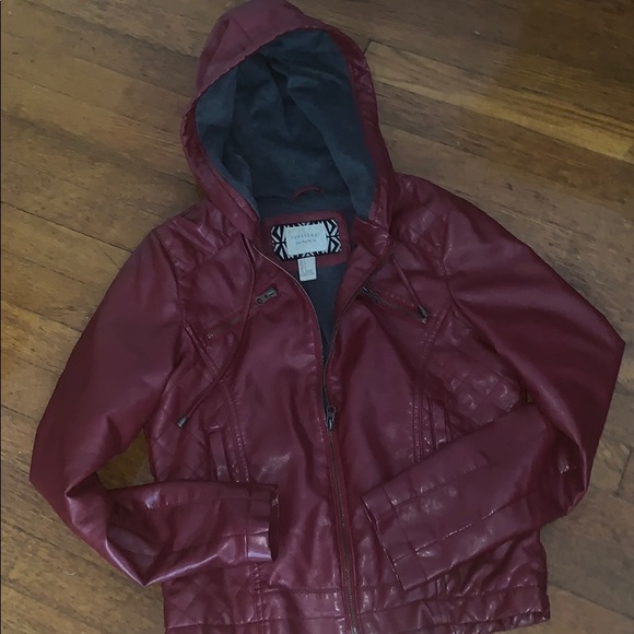 Juniors faux leather jacket - Picture 2 of 2